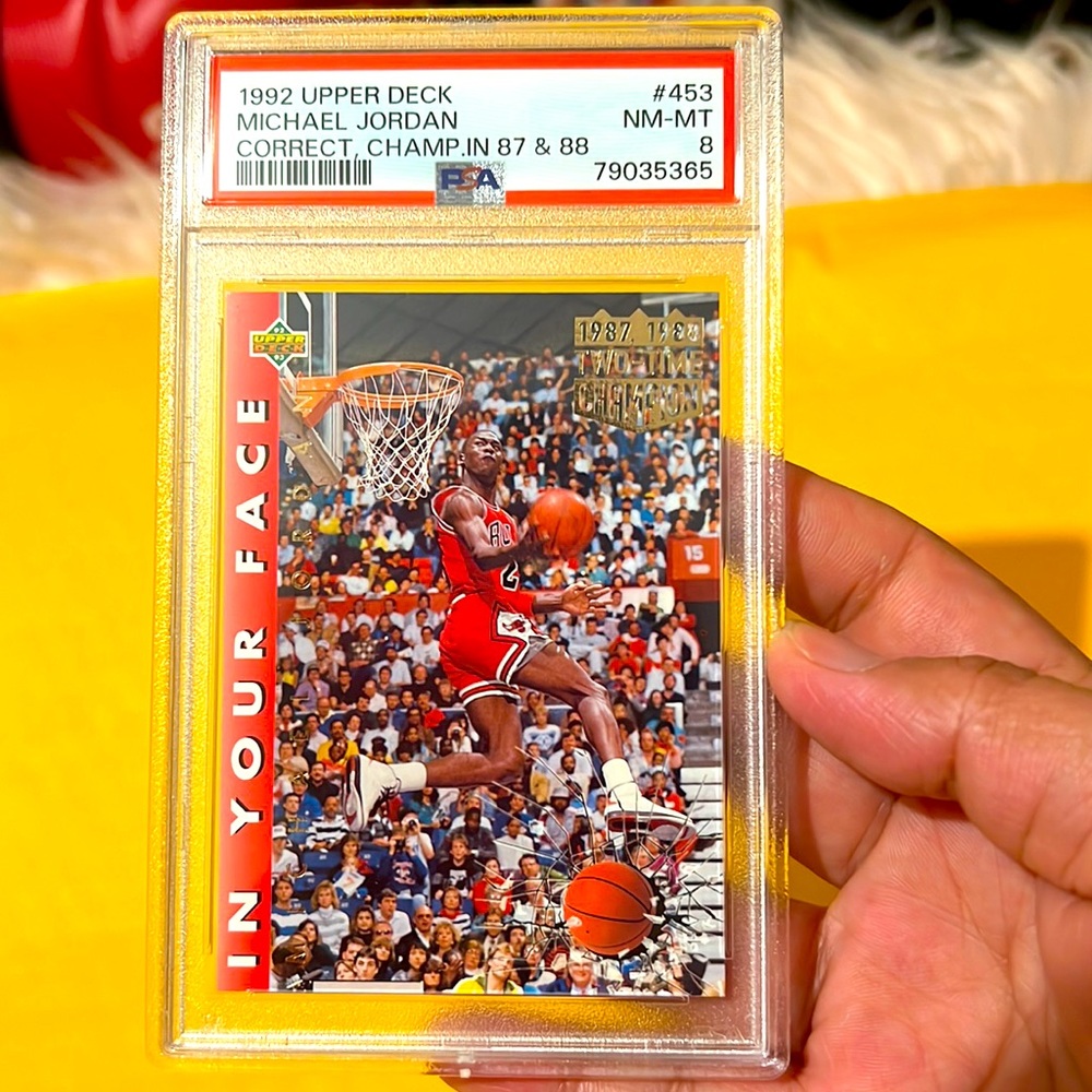 1992 upper deck michael Jordan #453